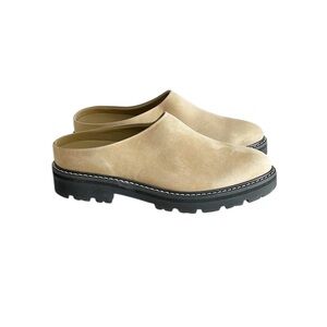 Jenni Kayne Oiled Leather Lug Sole Dark Sand Mule size 40 EU